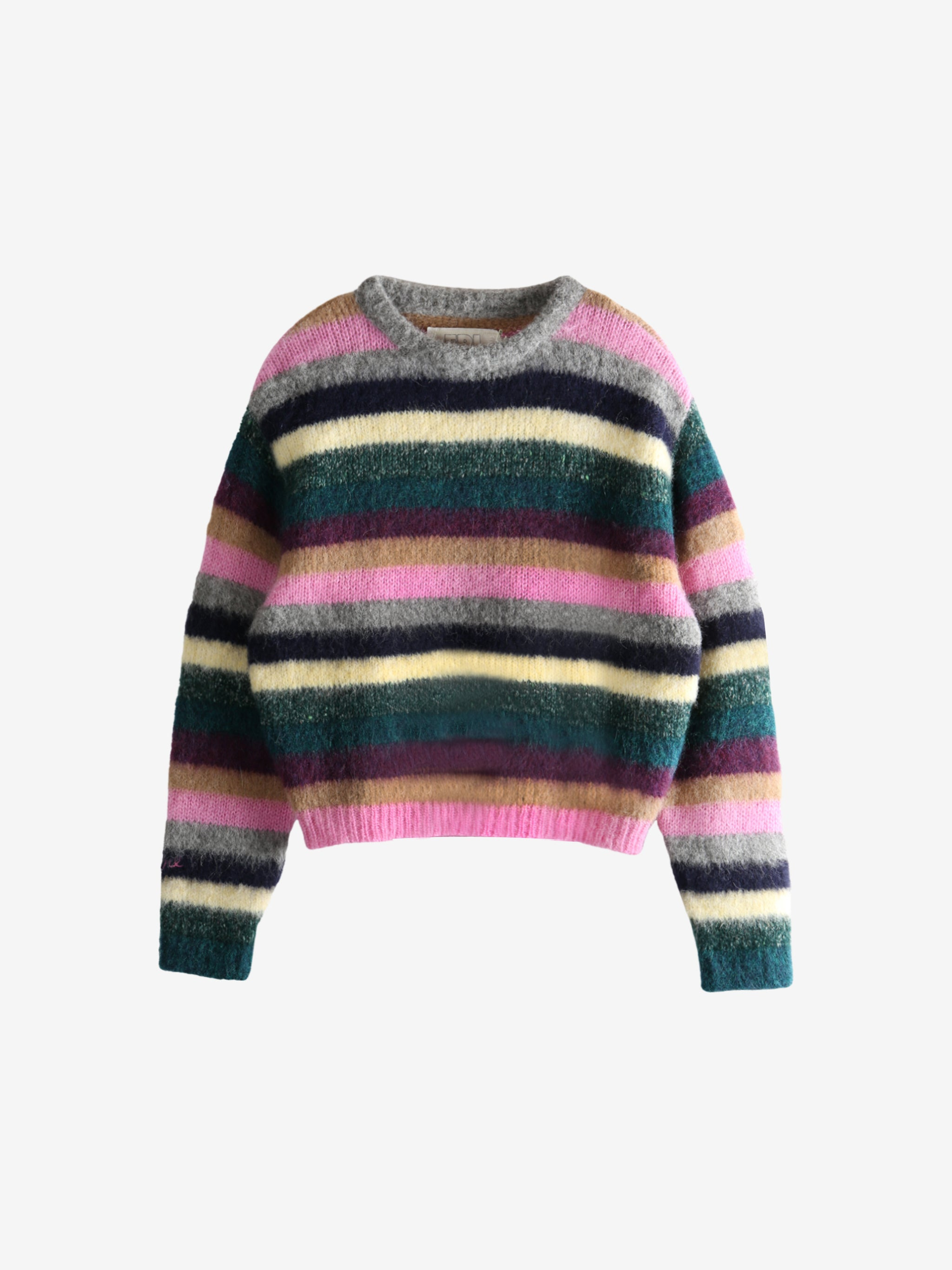 ERL - Unisex Striped Alpaca Crewneck - 4