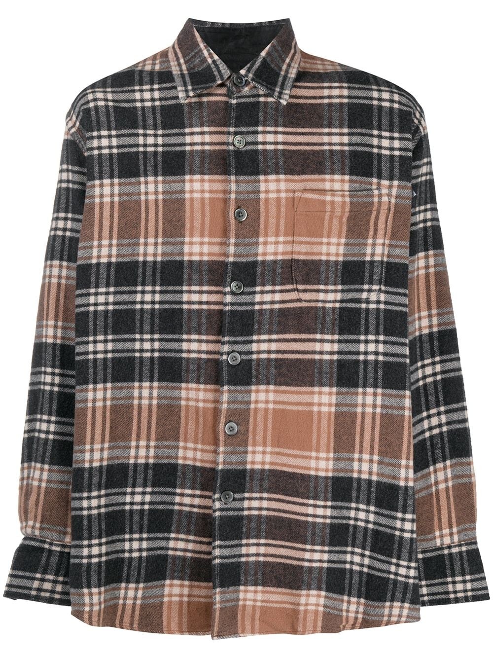 Above check pattern shirt - 1