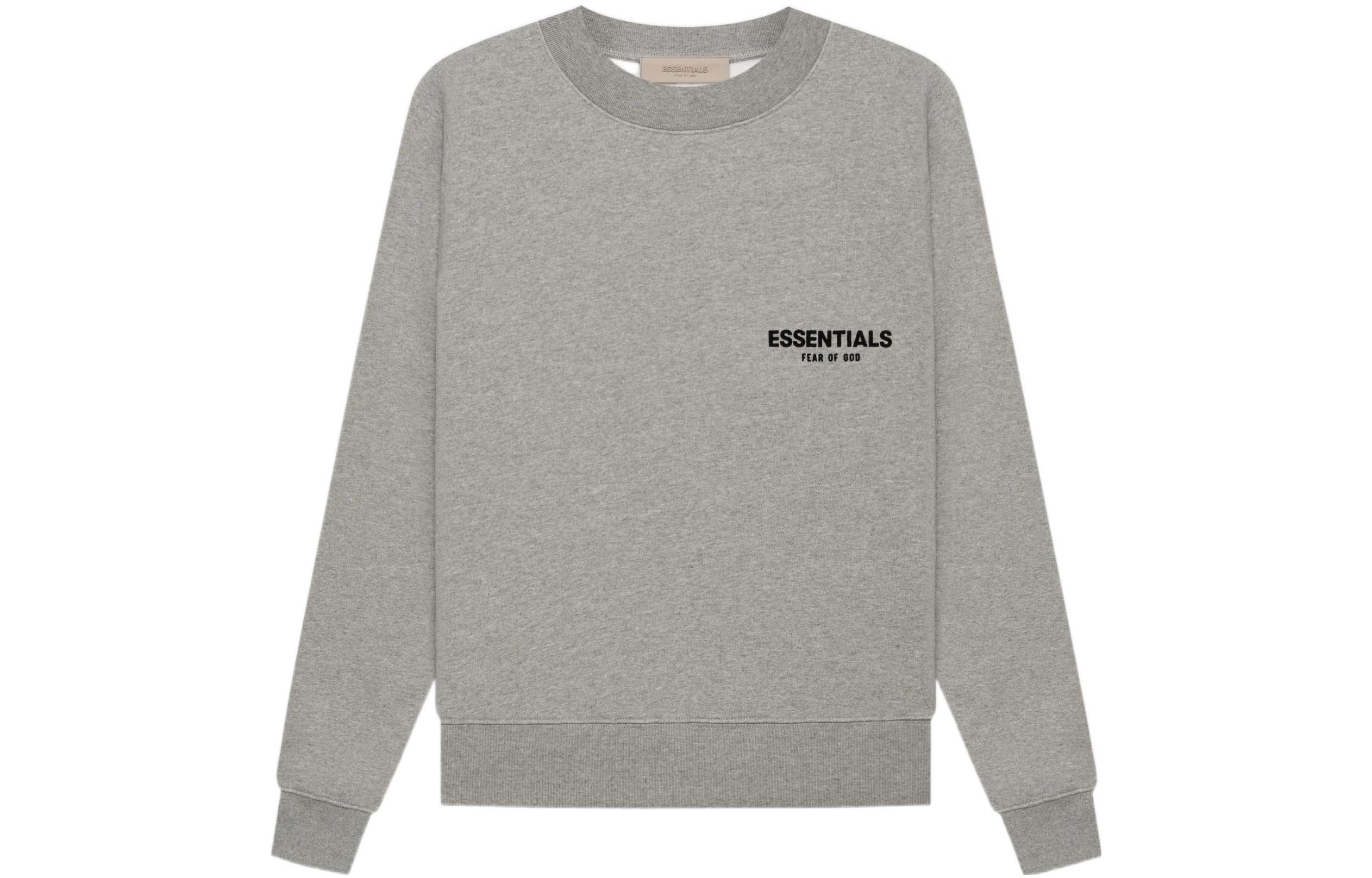 Fear of God Essentials FW22 Crewneck 'Dark Oatmeal' FOG-SS22-614 - 2