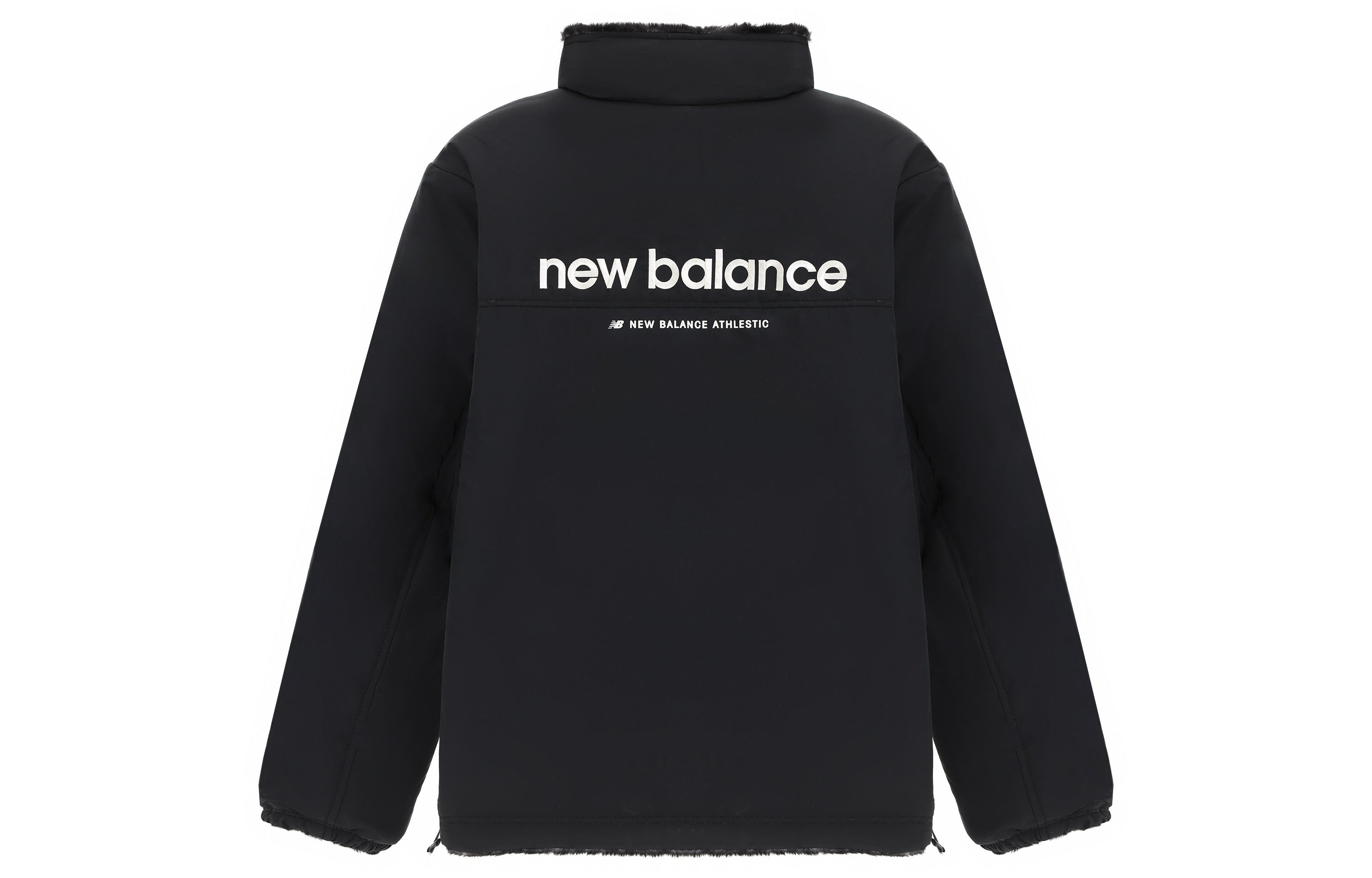 New Balance Logo Windbreaker Jacket 'Black White' 6DC43783-BK - 2