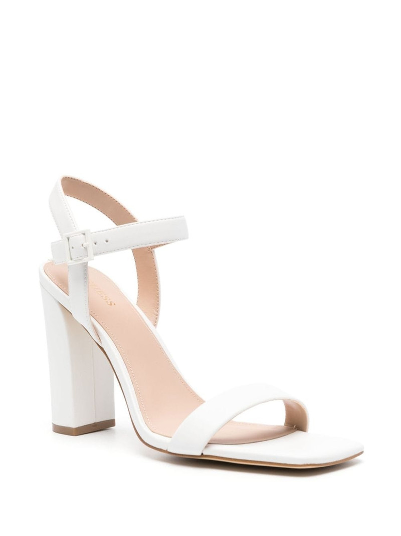 GUESS USA Alibi 105mm faux-leather sandals outlook