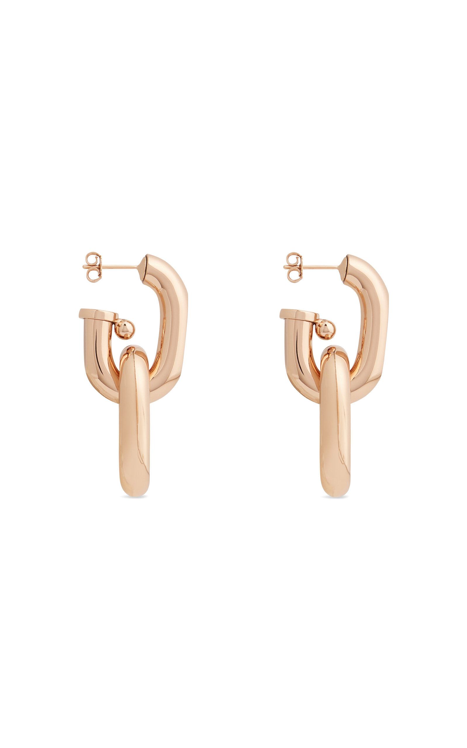 XL Link Rose Gold-Tone Drop Earrings pink - 2