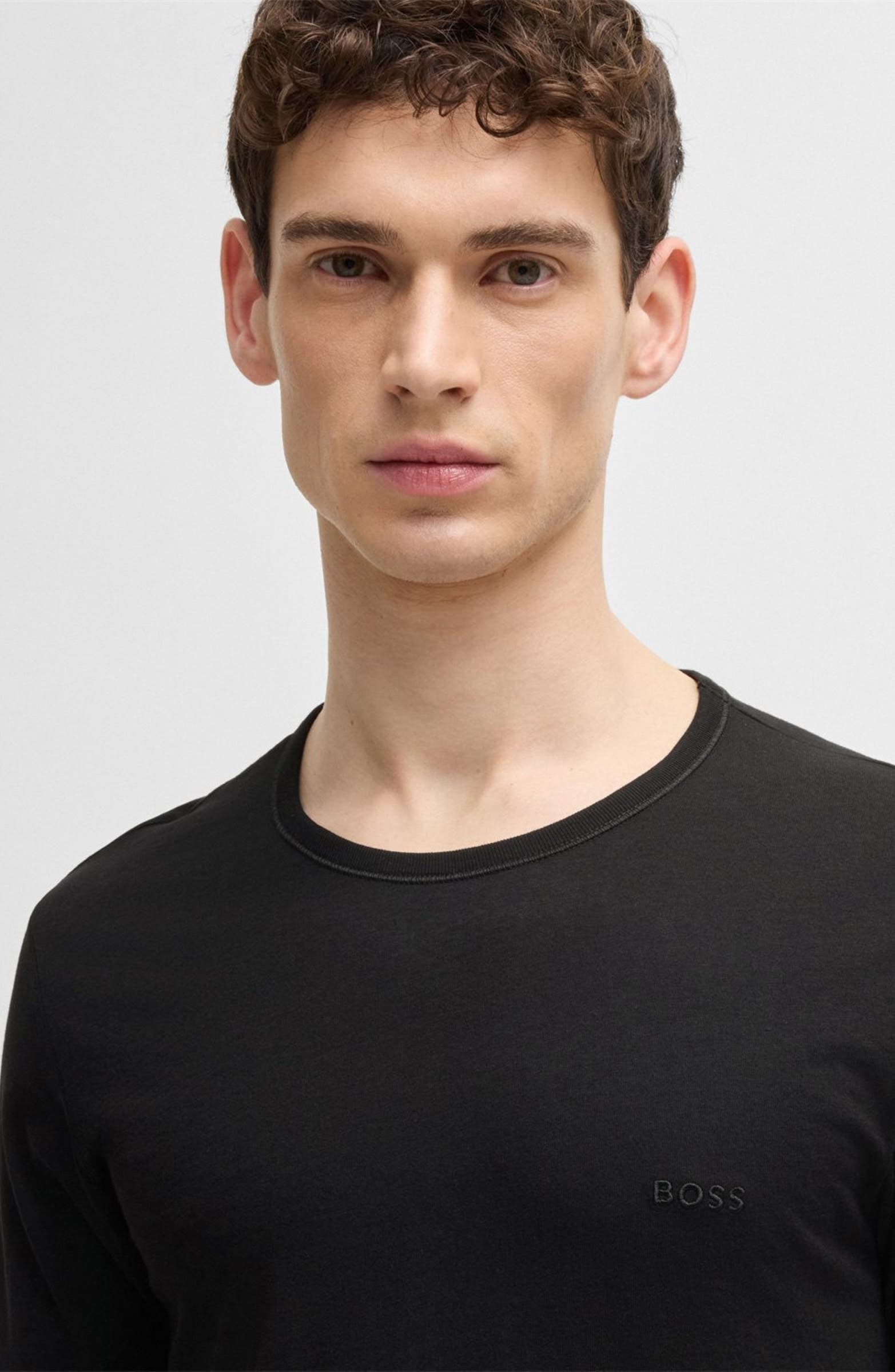 BOSS Men's 3-Packs Cotton Crewneck T-Shirts in Black at Nordstrom - 7