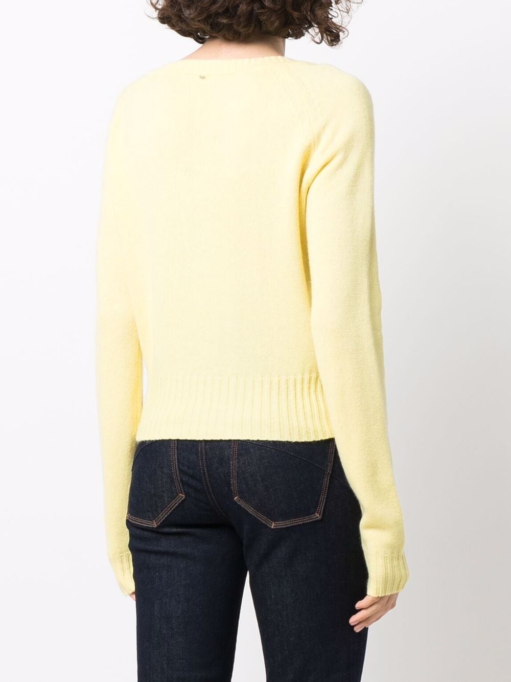 long-sleeve fitted jumper - 4