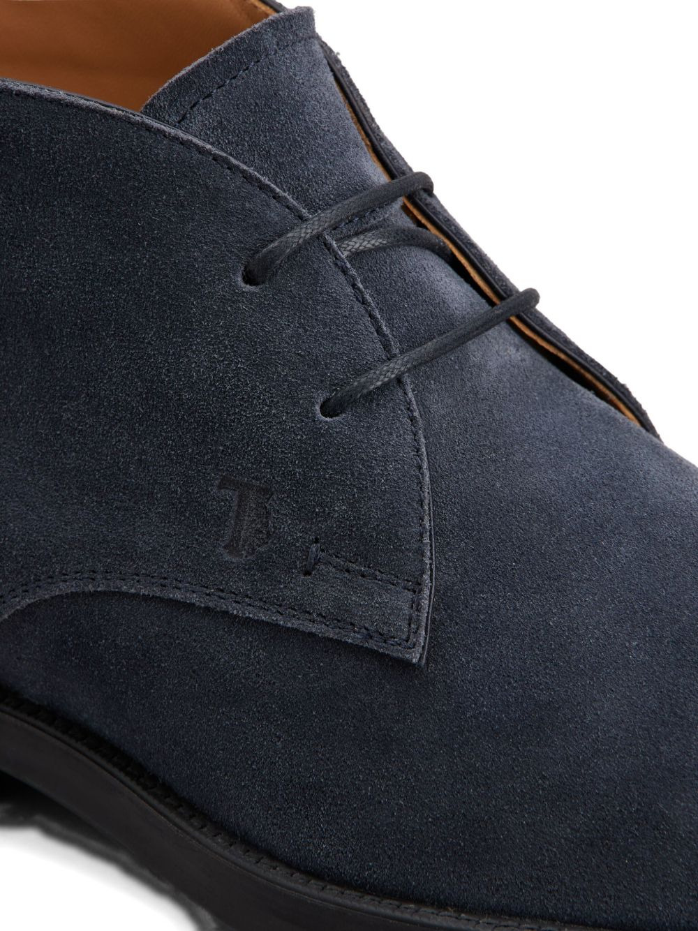suede lace-up boots - 4