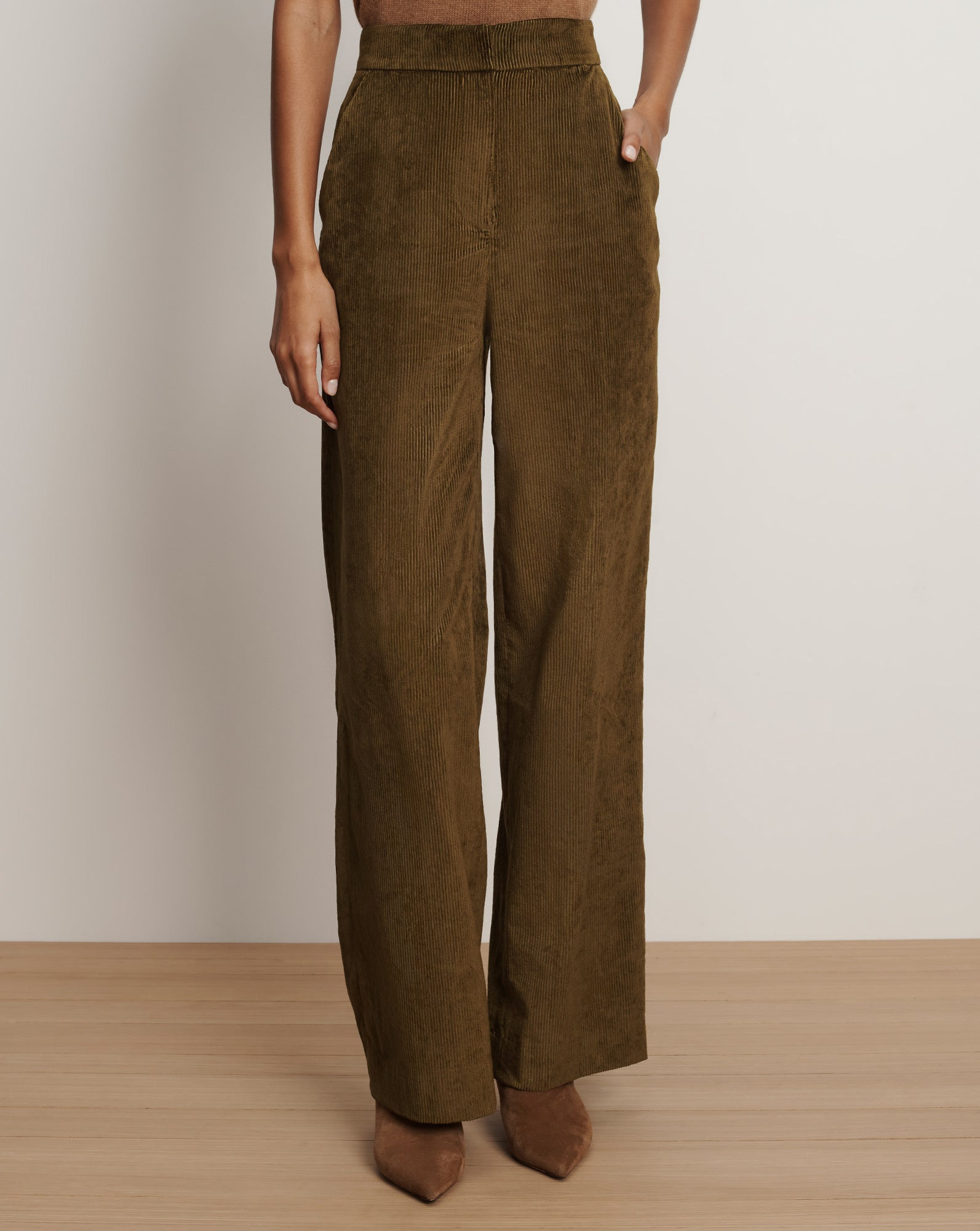 GRIGORE CORDUROY WIDE-LEG PANT - 3