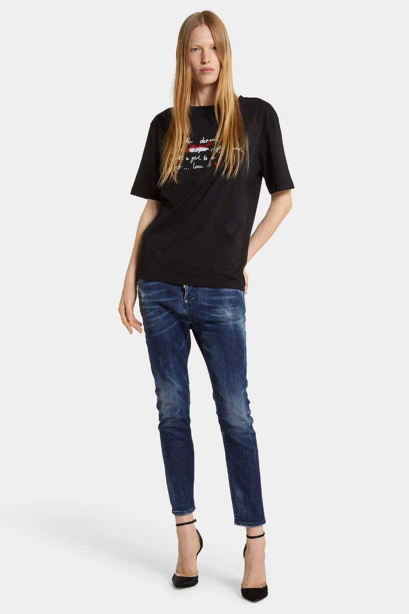 DARK MILKY WAY WASH COOL GIRL JEANS 3
