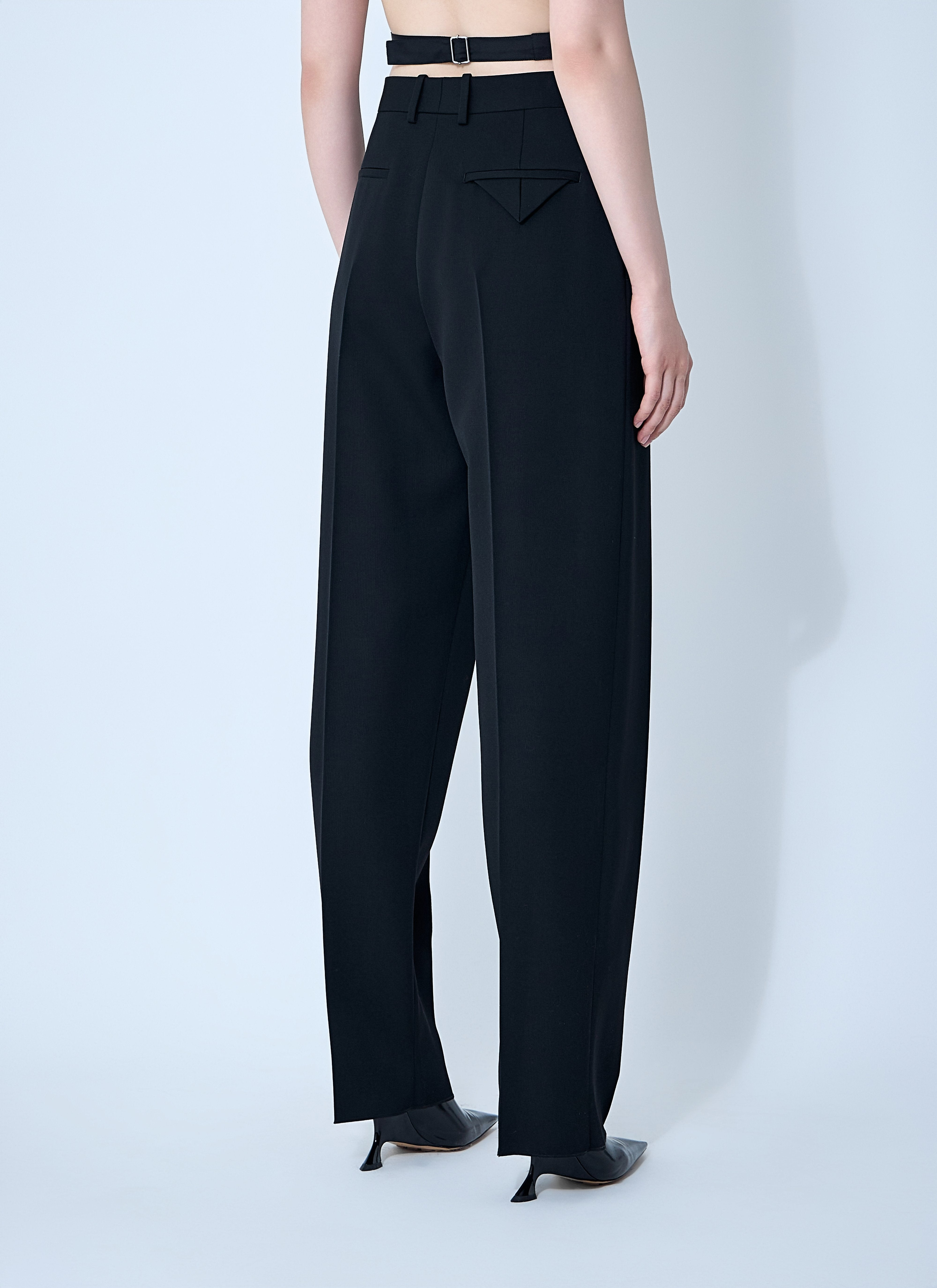 Bottega Veneta Women Tailored Wool Pants - 4