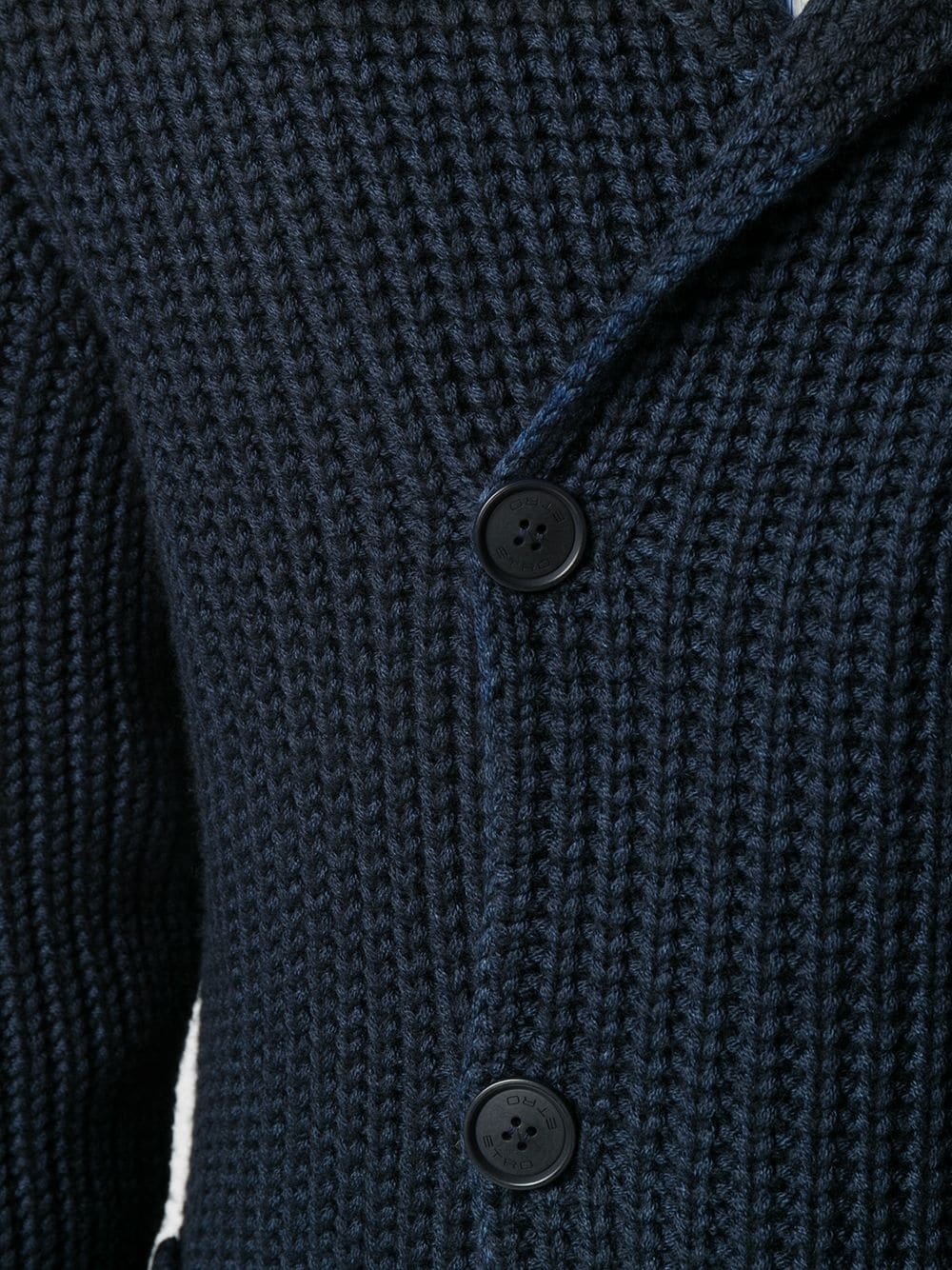 double-breasted knit cardigan - 5