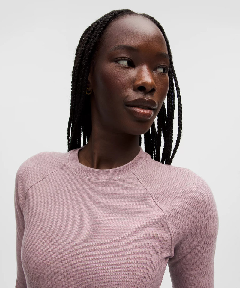 Waffle-Knit Crewneck Base Layer 4