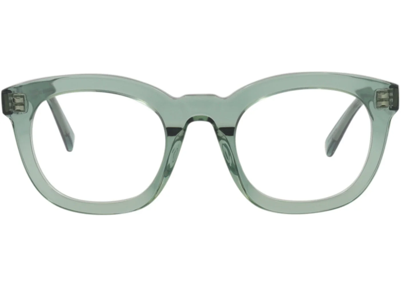 Celine Round-Frame Acetate Optical Frames Green Green Transparent (CL5004IN-48-093) - 1