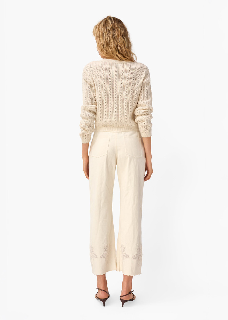DRESDEN CROPPED CARDIGAN MACADAMIA 4