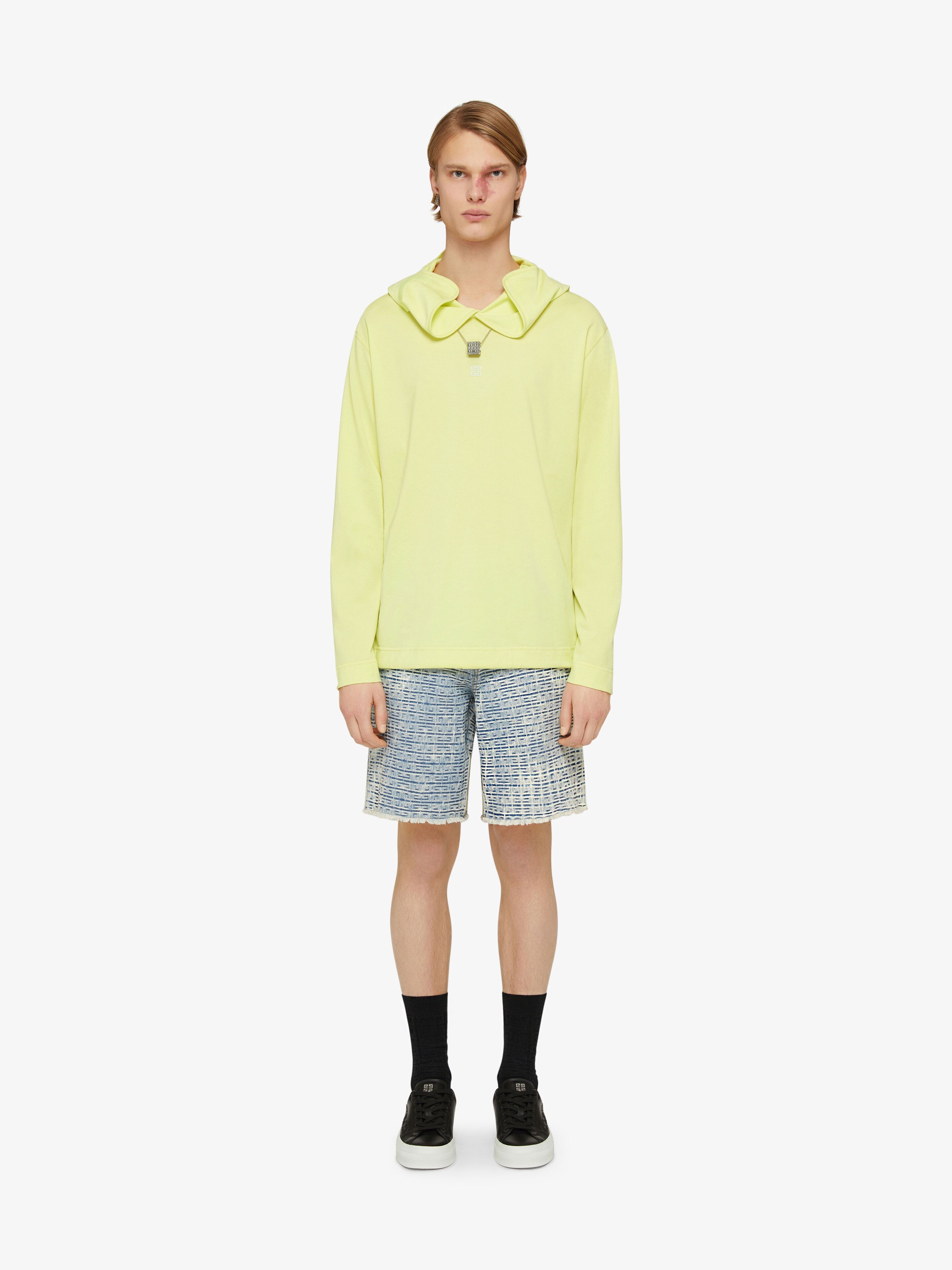 BERMUDA SHORTS IN 4G DENIM - 2
