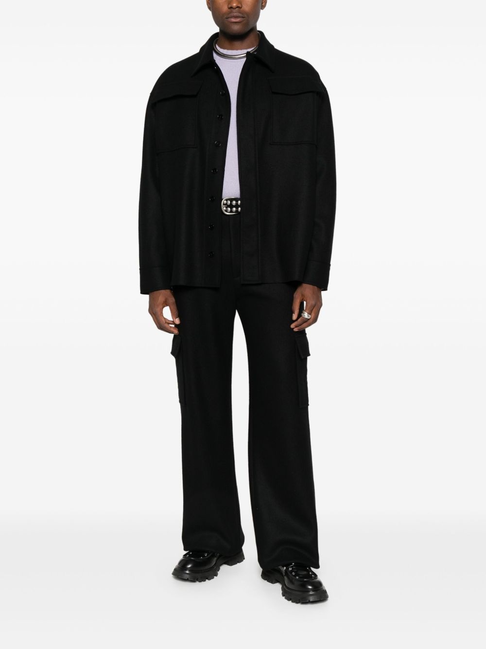 pocket-detail shirt - 2