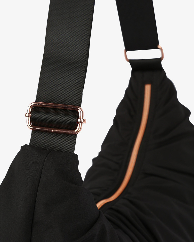 LUNE PADDED NYLON HALF-MOON BAG 5