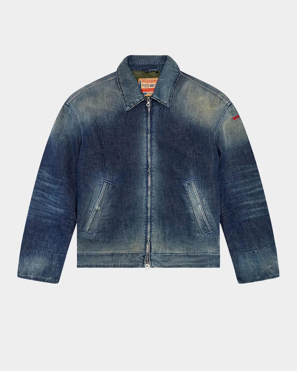 Men's D-Stack Faded Denim Jacket - 1