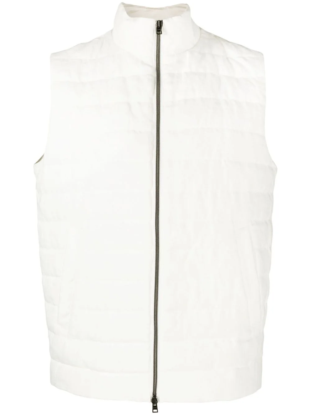 padded-design feather down gilet - 1