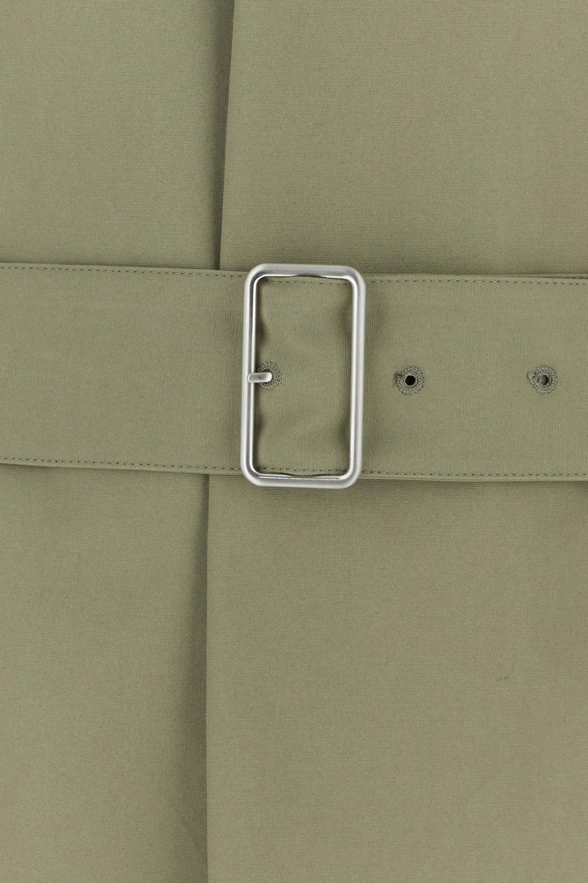 Army green cotton trench coat - 5