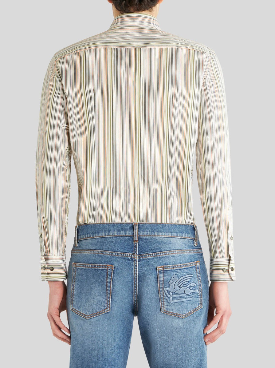 STRIPED SHIRT WITH LOGO - 4