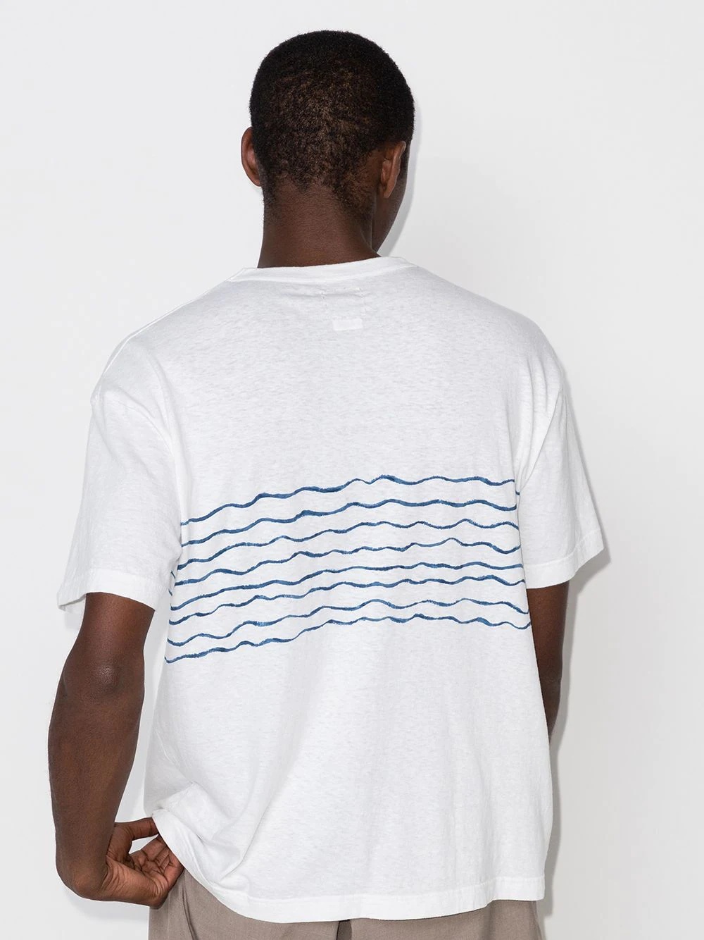 Jumbo wave-print T-shirt - 3