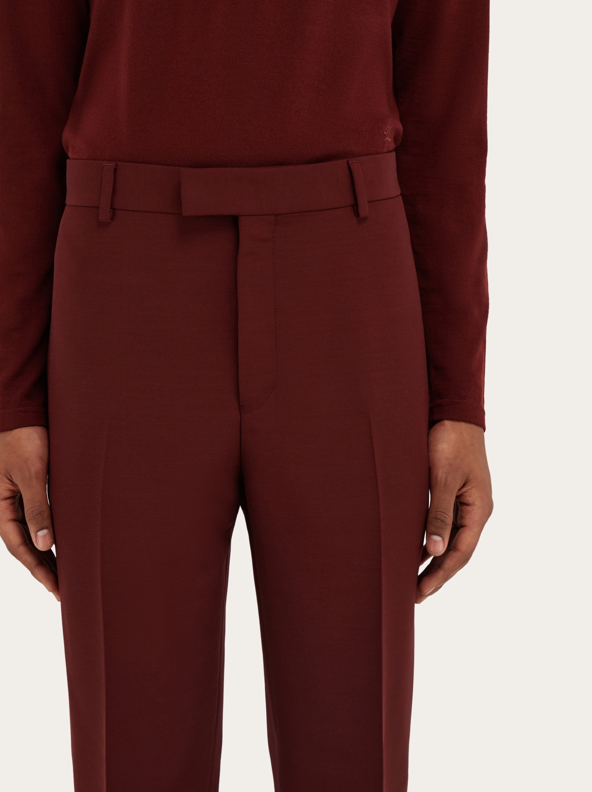 Wool blend tailored trouser - 5