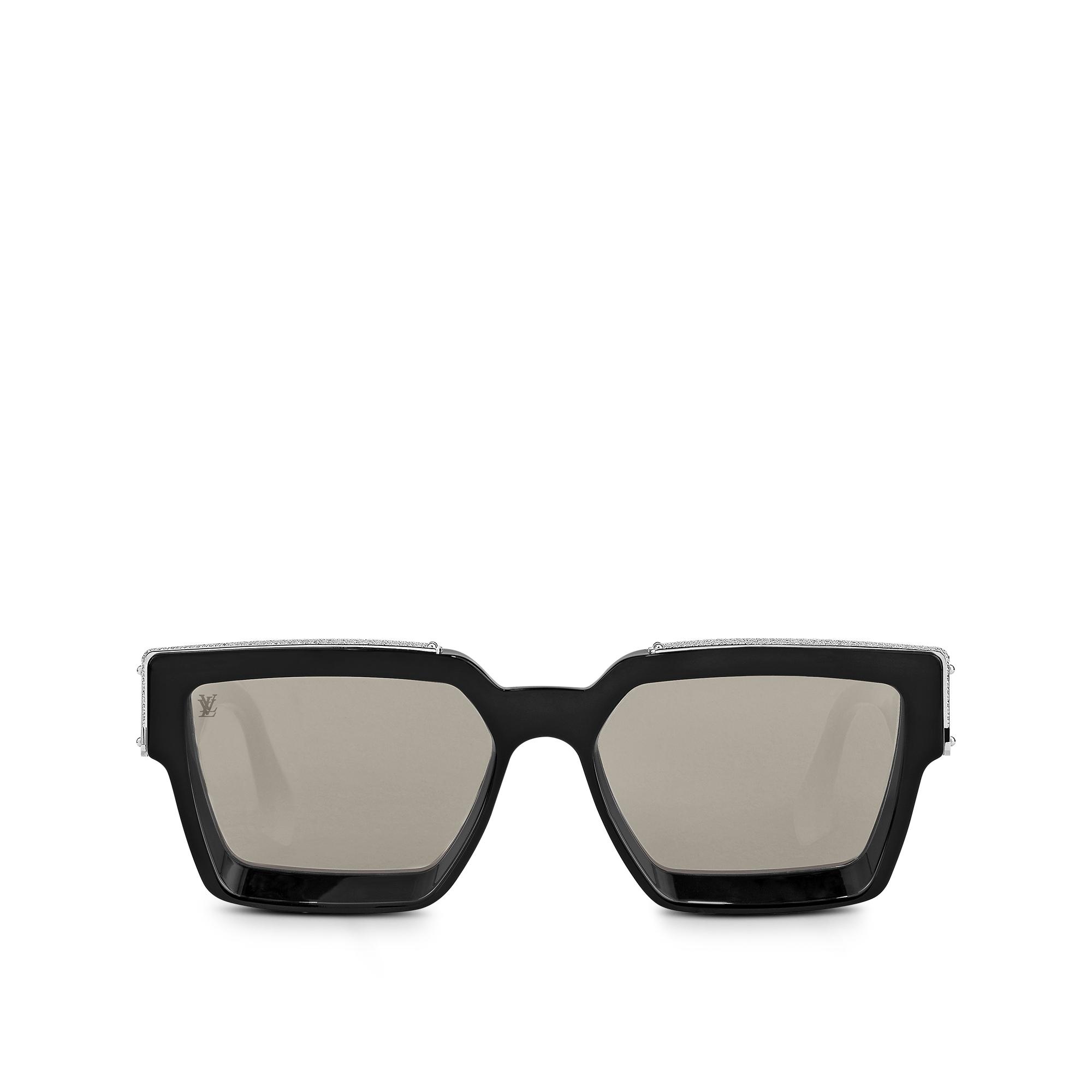 Louis Vuitton LV Escape Square Anti-Blue-Light Glasses Black Acetate. Size W