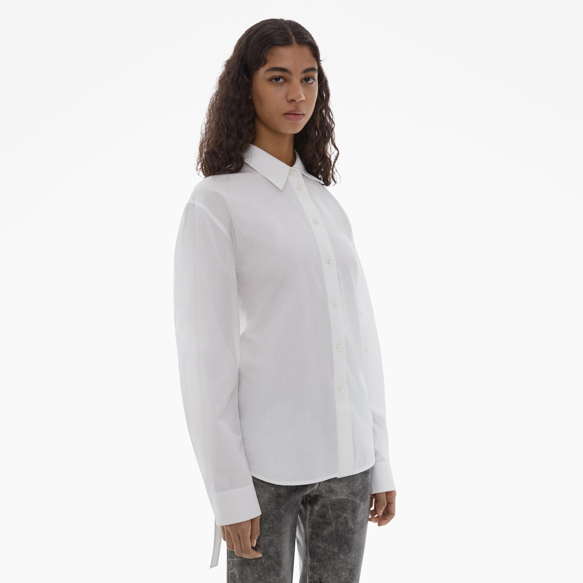 BELTED BACK SHIRT - 5