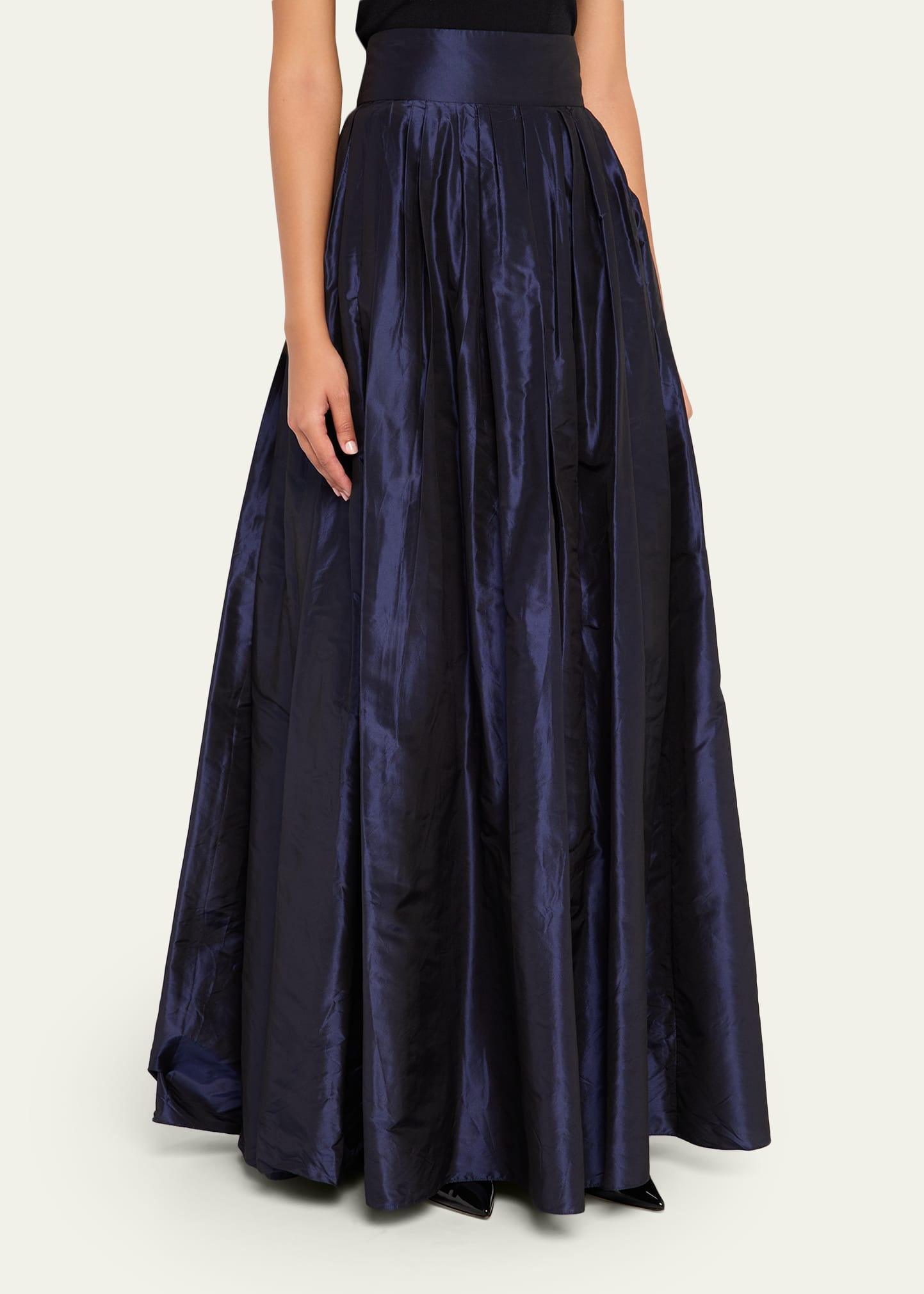 Pleated Silk Ball Skirt - 4