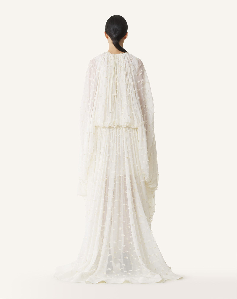 LONG-SLEEVE RUCHED DRESS 4