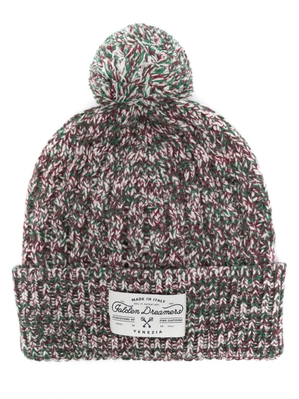 pompom wool beanie - 1