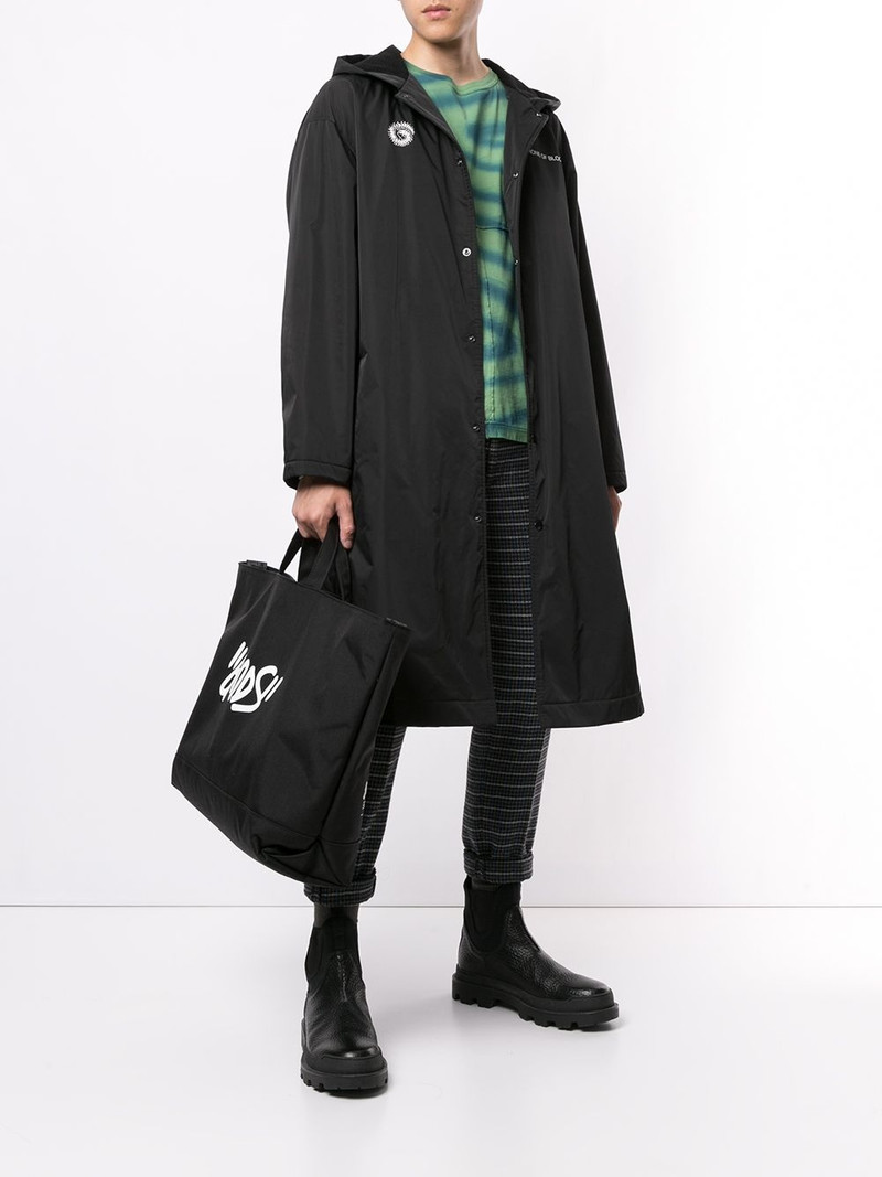 UNDERCOVER graphic-print hooded parka outlook