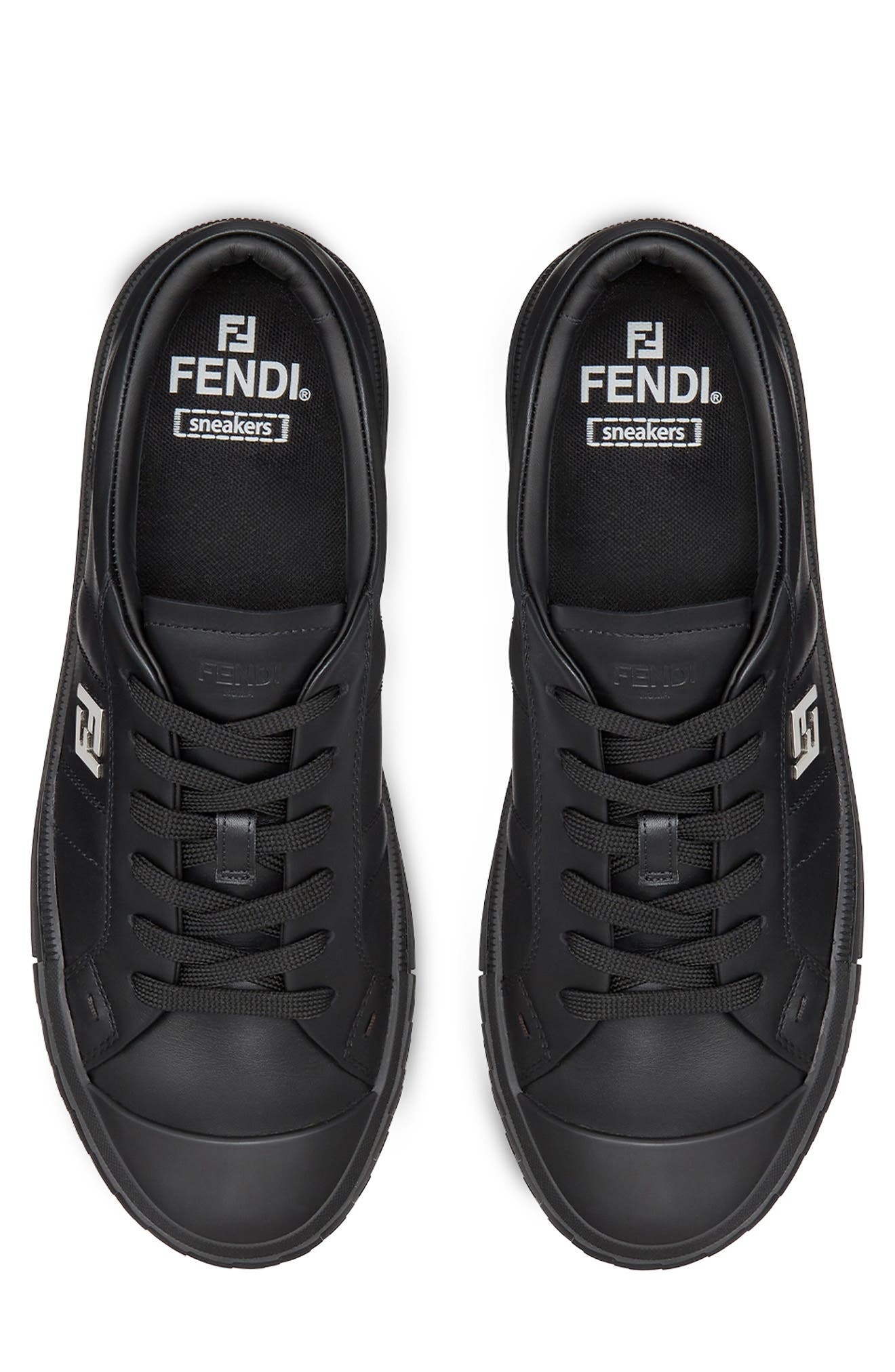 Fendi Domino Sneaker in F0Qa1 Nero at Nordstrom - 3