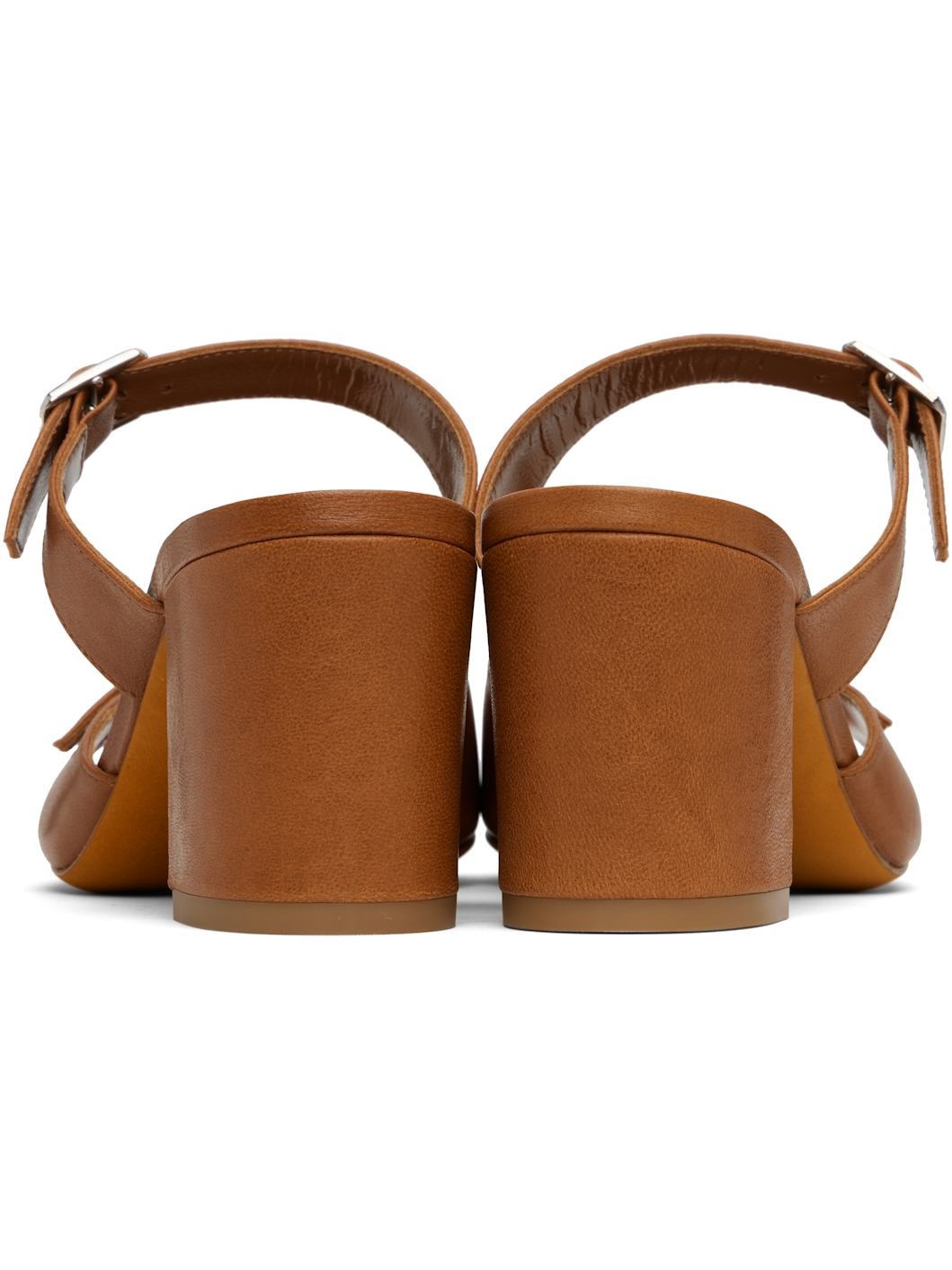 Tan Una Heeled Sandals - 2