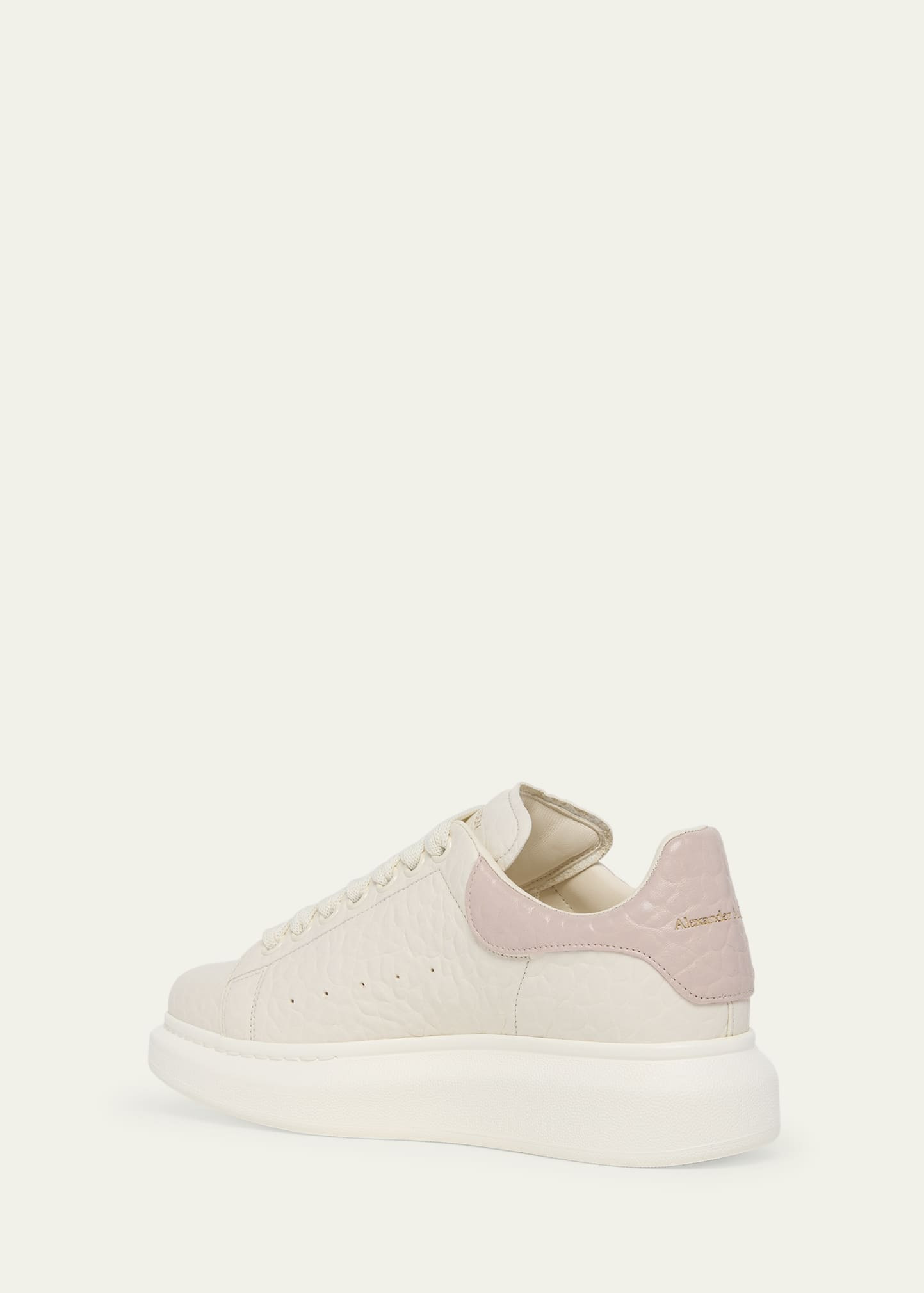 Oversized Leather Sneakers - 4
