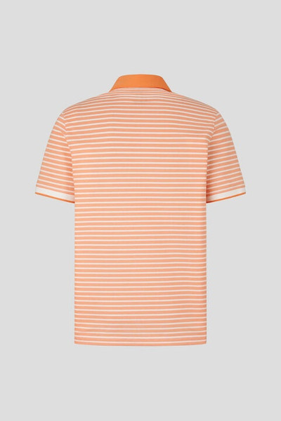 BOGNER Timo Polo shirt in Orange/White outlook