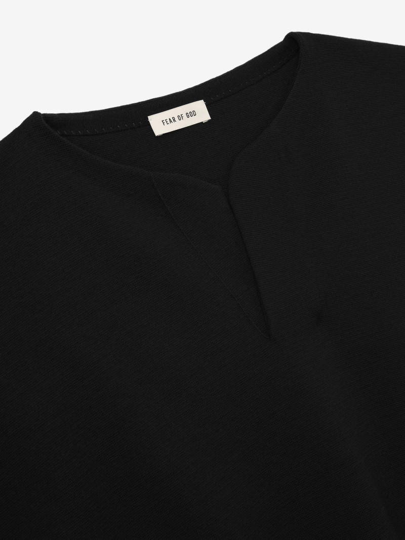 Merino Milano Knit Henley Sweater 6