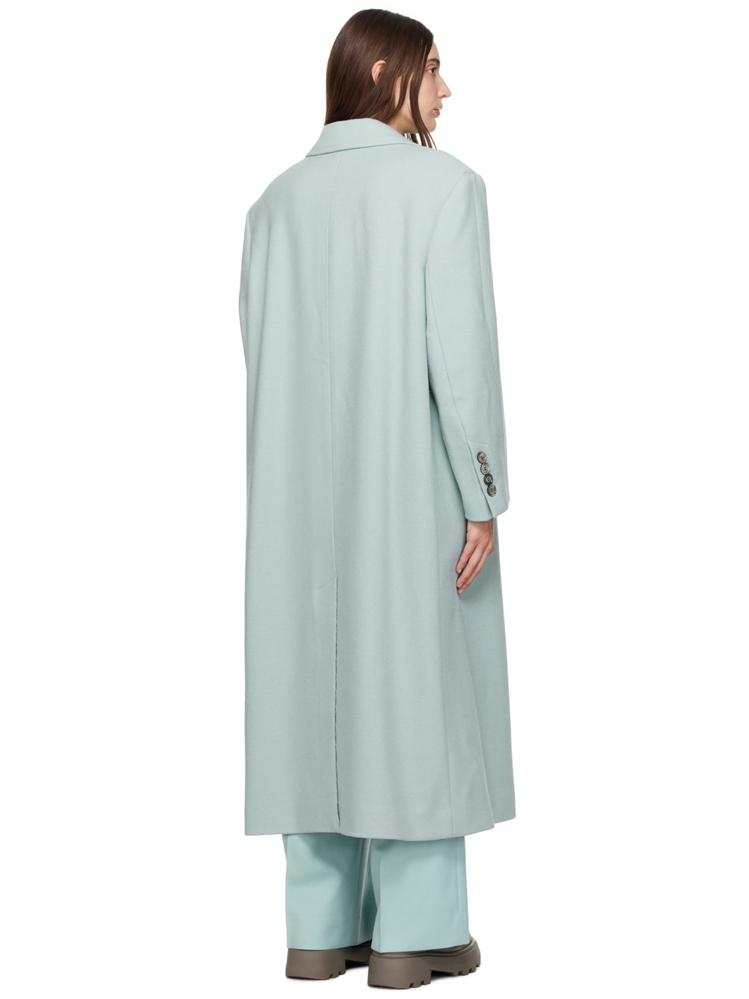 Blue Oversized Coat - 3