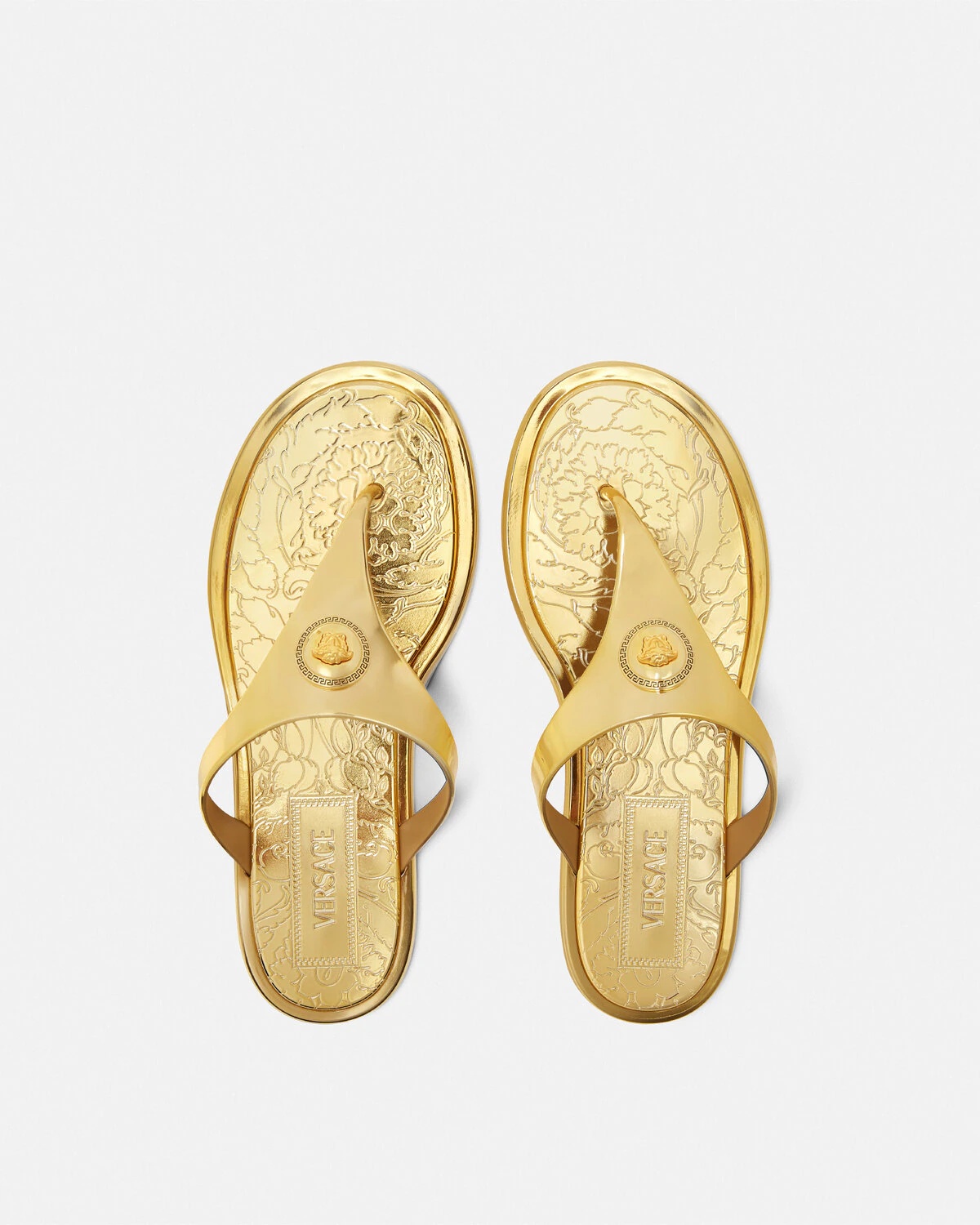 Alia Metallic Flat Sandals - 3