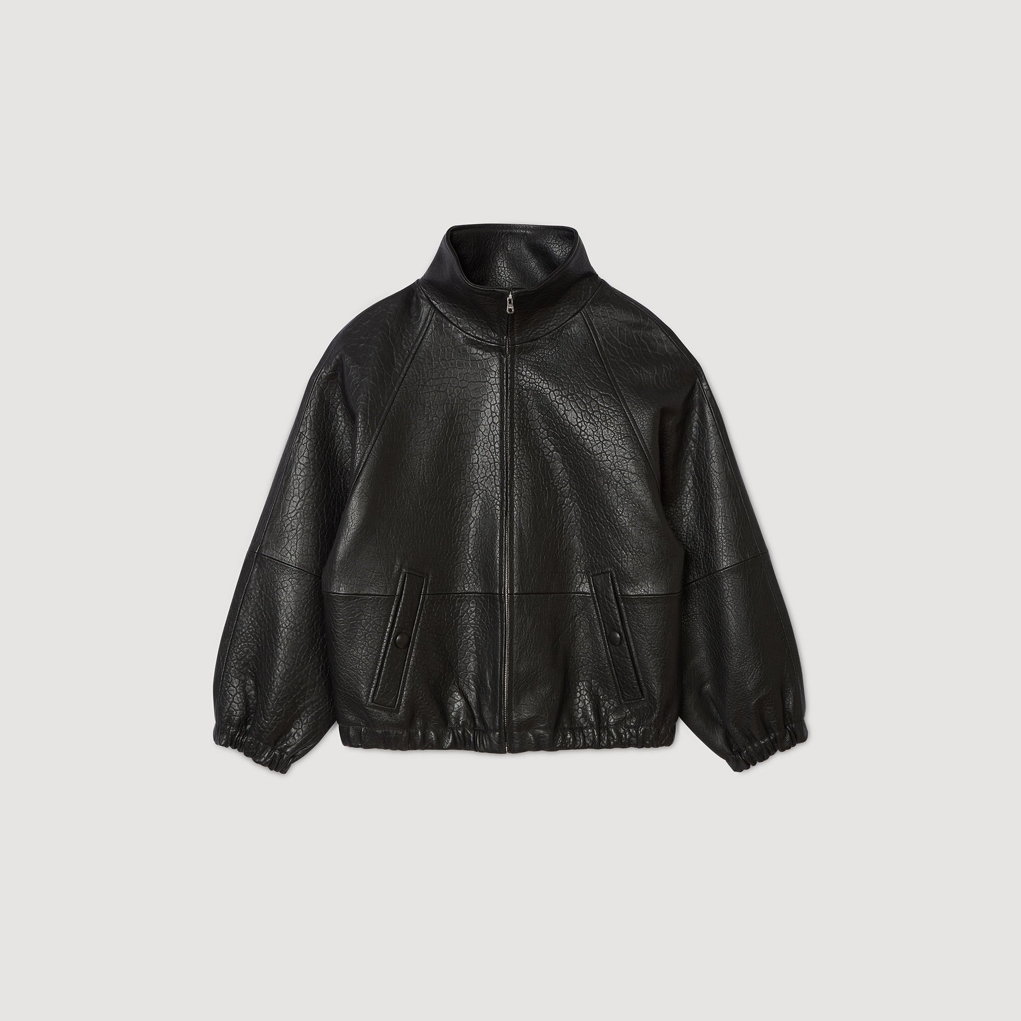 OVERSIZED LEATHER JACKET - 6