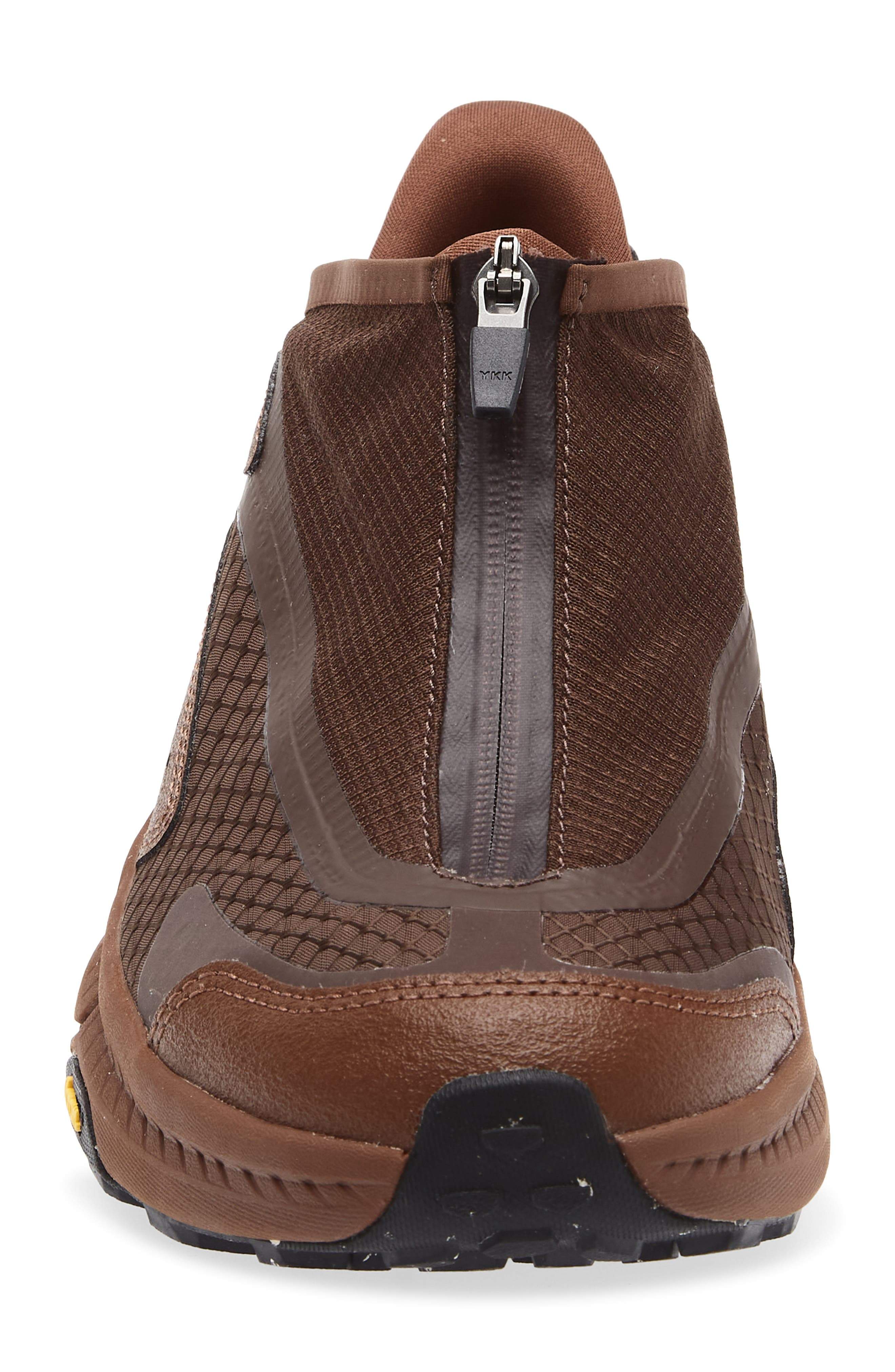 HOKA Gender Inclusive Project Transport Zip Sneaker in Mineral Brown /Walnut at Nordstrom - 4