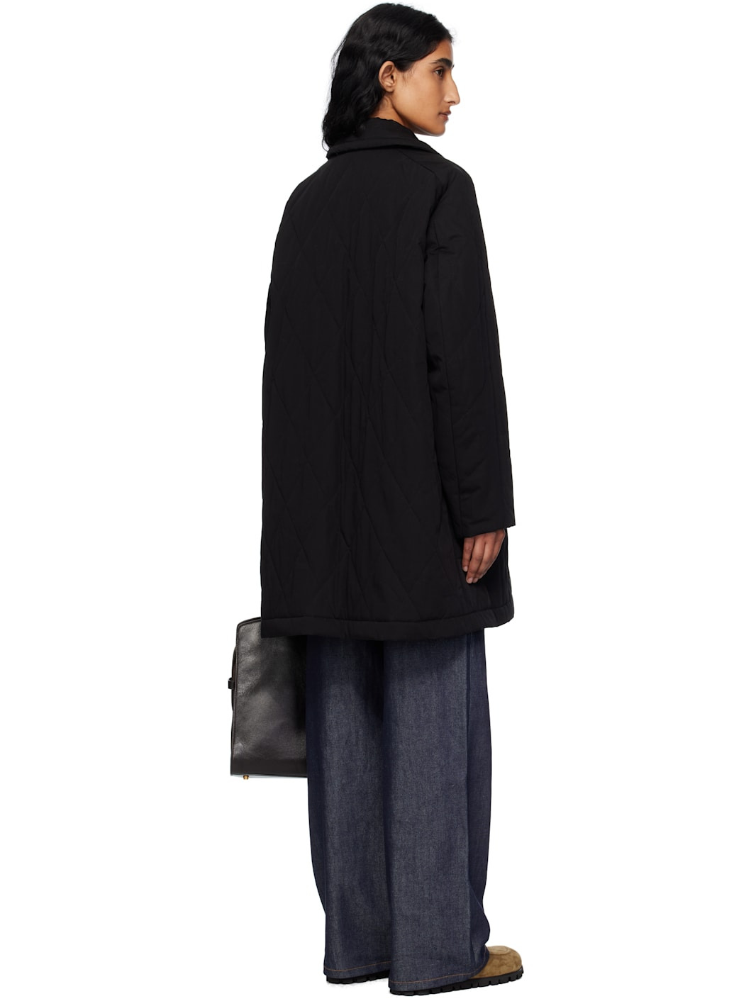 Black Malia Coat - 3