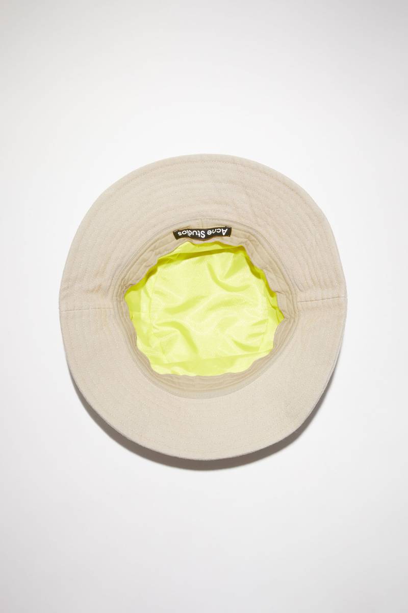 Canvas bucket hat - Mushroom beige 4