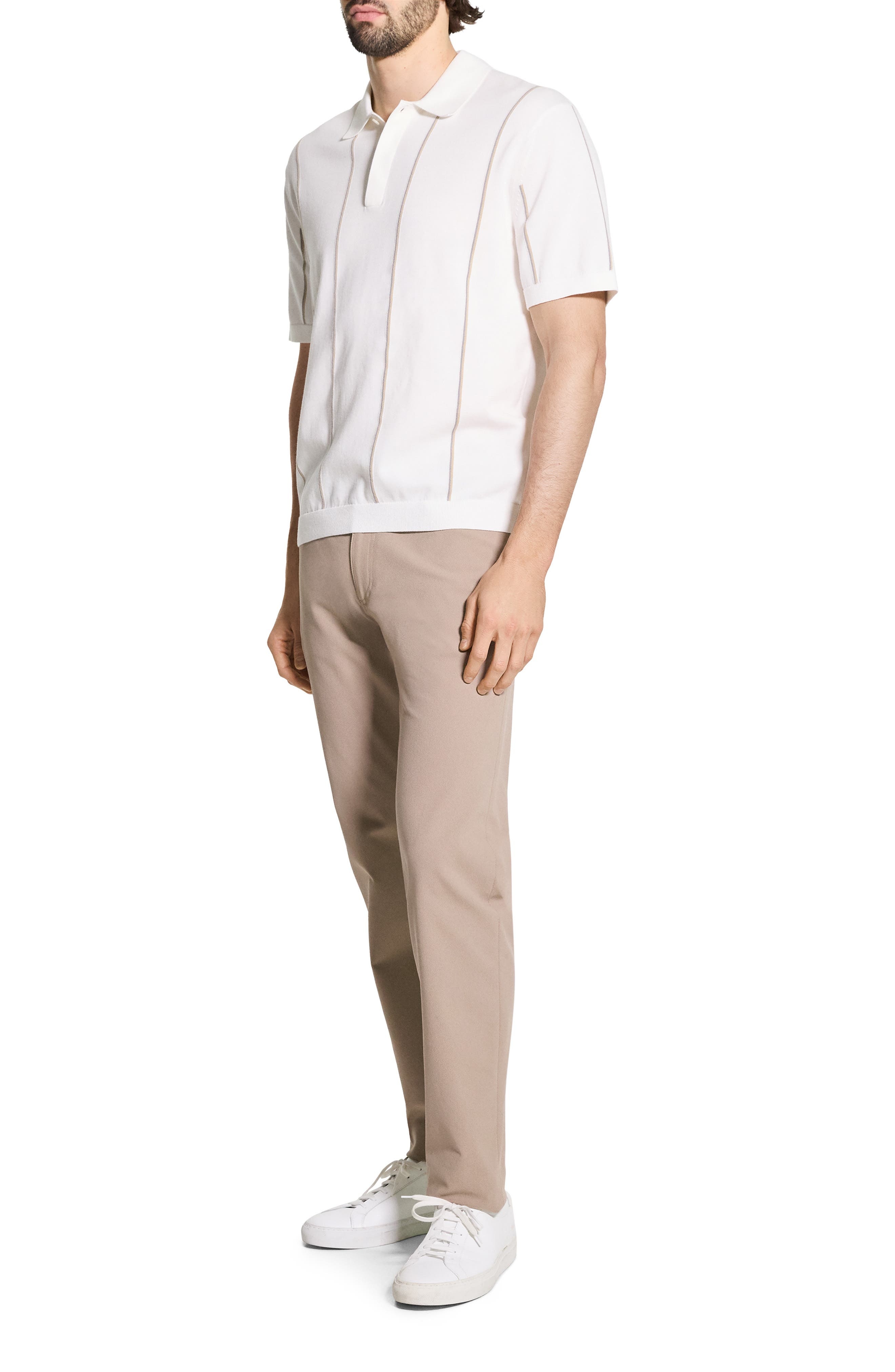 Theory Cotton Polo in White Multi at Nordstrom - 8
