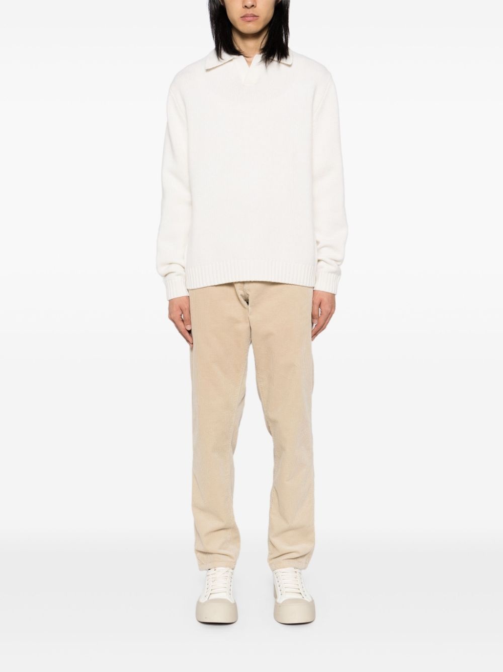 corduroy funzionable trousers - 2
