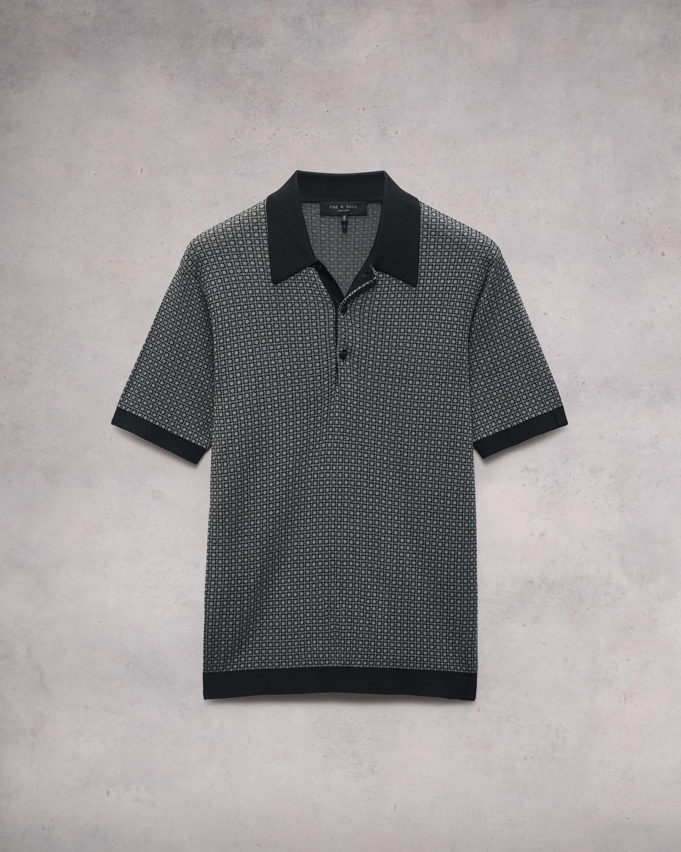 Tyson Jacquard Viscose Polo
Classic Fit - 1