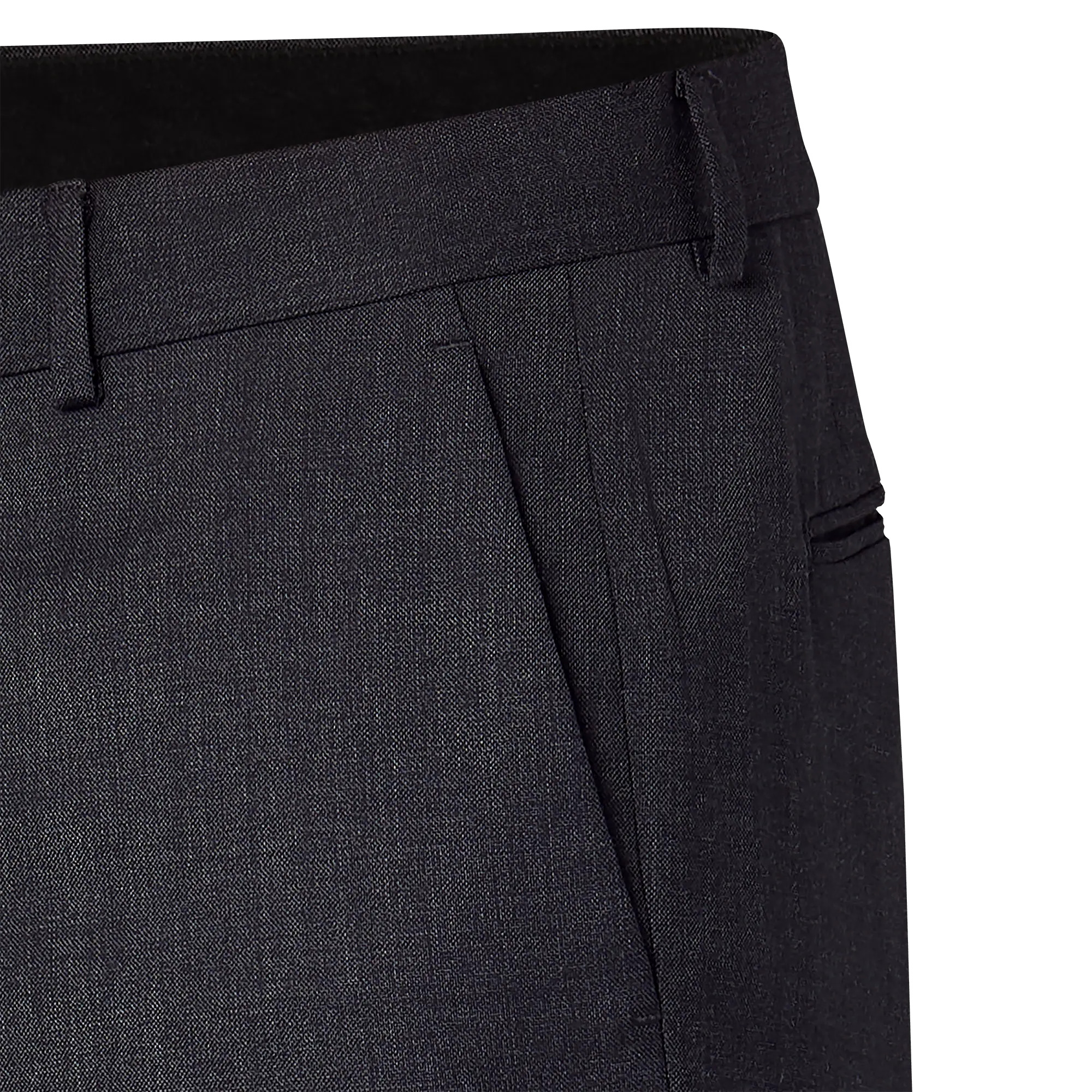 Single-Breasted Wool Blend Pont Neuf Suit - 4