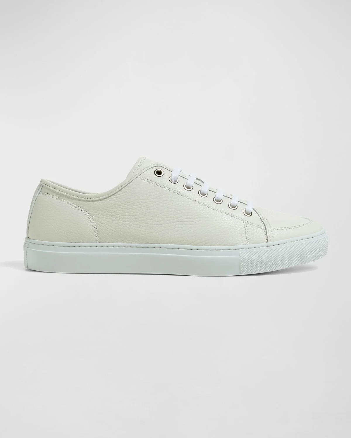 Men's Leather Low-Top Sneakers - 1