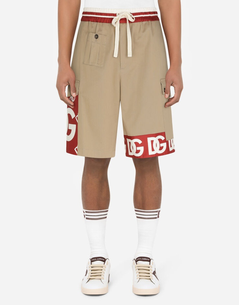 Cargo shorts with DG logo print 1