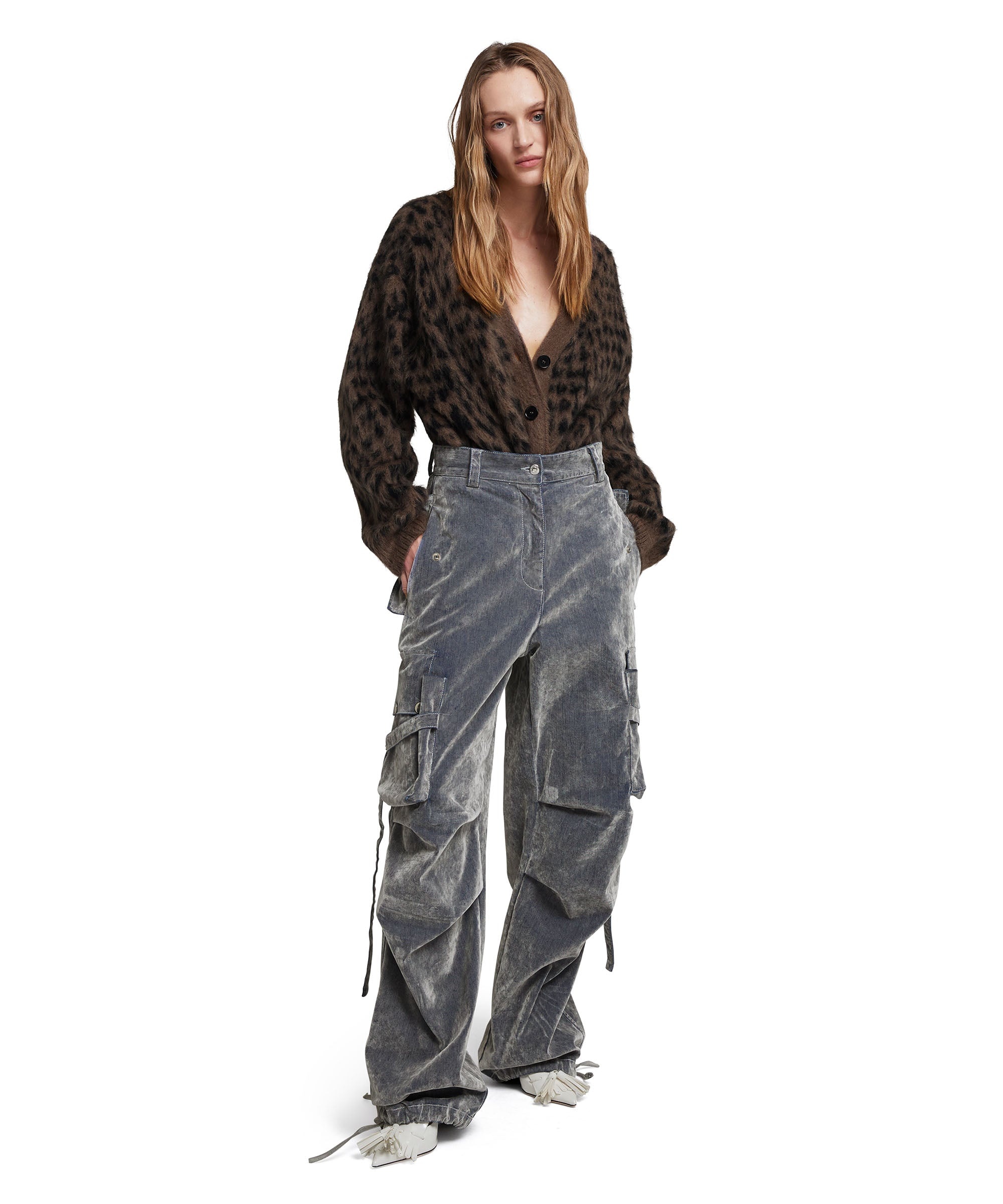 Cargo trousers with "Flock Denim" workmanship - 5