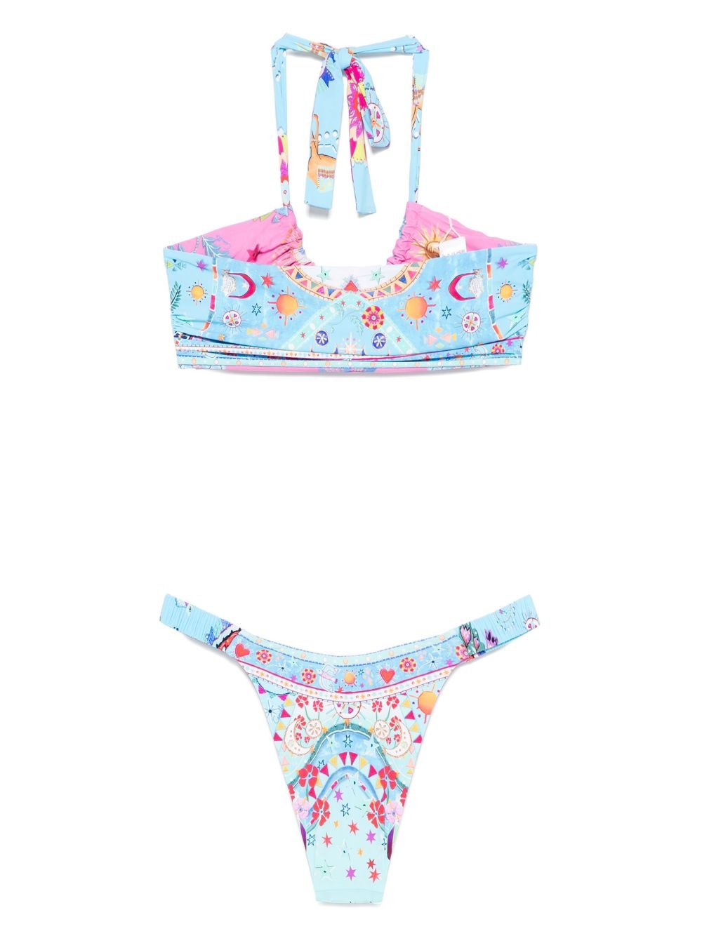 reversible printed bikini - 2